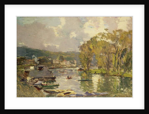 Along the Seine at Meudon, c.1893 by Albert-Charles Lebourg