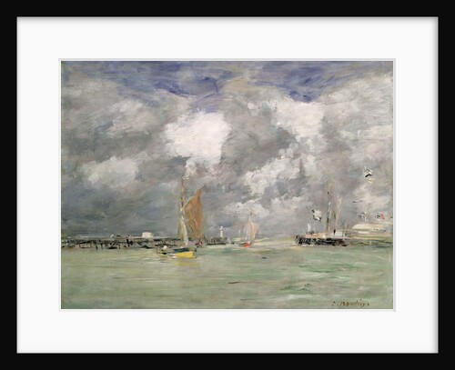 High Tide at Trouville, c.1892-96 by Eugene Louis Boudin
