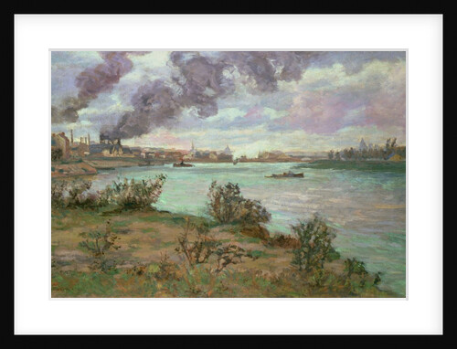 The Confluence of the Seine and the Marne at Ivry by Jean Baptiste Armand Guillaumin