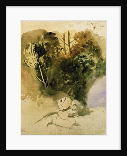 Study of a Gurkha of the Indian Army, 1830 by Ferdinand Victor Eugene Delacroix