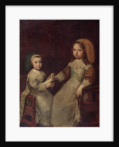 King Louis XIV as a child with Philippe I, Duke of Orleans by Charles Beaubrun