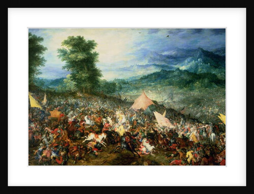 The Battle of Arbelles, or the Battle of Issus, 1602 by Jan the Elder Brueghel