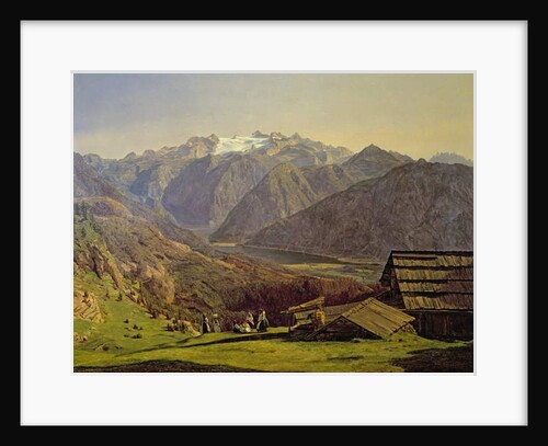 Hallstatter-See by Ferdinand Georg Waldmuller