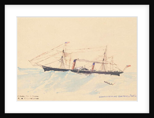 Scotia, a Cunard steamship, c.1879-80 by Henri de Toulouse-Lautrec
