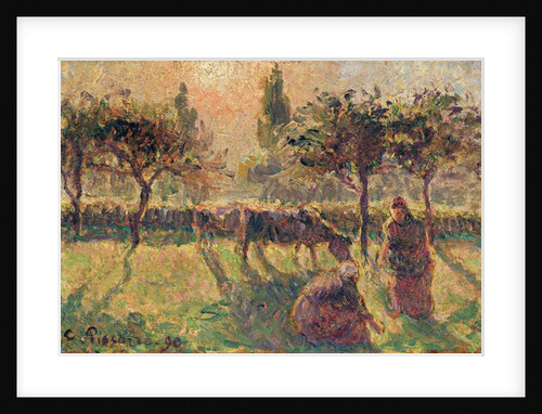In the Fields, 1890 by Camille Pissarro