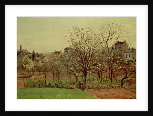 The Orchard, 1870 by Camille Pissarro