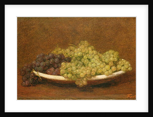 Still Life of Grapes, c.1894 by Ignace Henri Jean Fantin-Latour