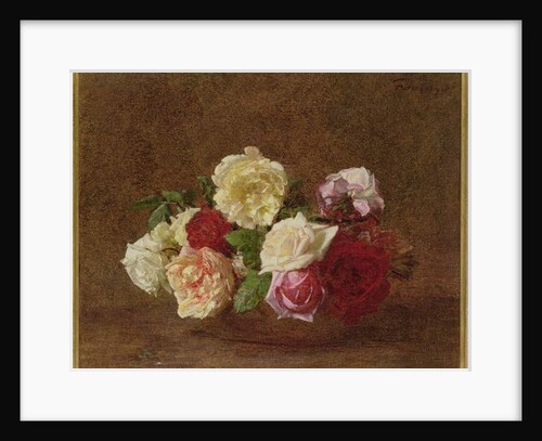 Roses in a bowl, 1884 by Ignace Henri Jean Fantin-Latour