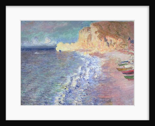Morning at Etretat, 1883 by Claude Monet