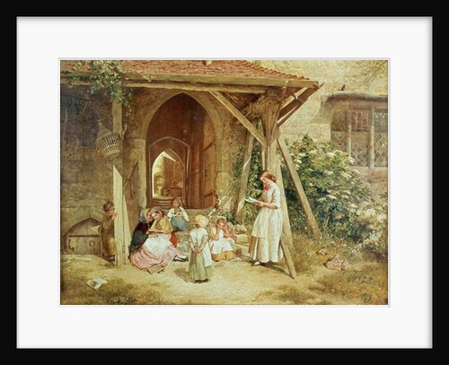 Playing at Schools, 1857 by Charles James Lewis