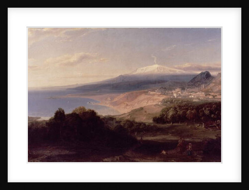Taormina and Mount Etna, c.1840 by Carl Rottmann