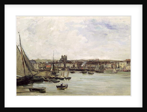 Dieppe, 1875 by Charles Francois Daubigny