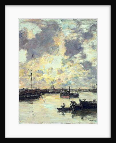 The Port, c.1895 by Eugene Louis Boudin