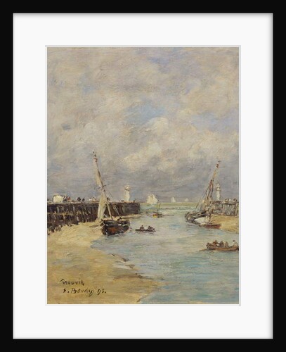 Low Tide at Trouville, 1895 by Eugene Louis Boudin