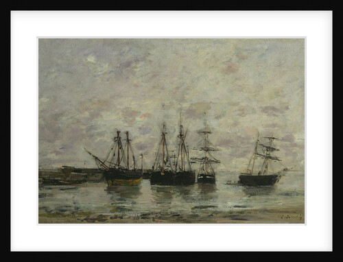 Portrieux, 1869 by Eugene Louis Boudin