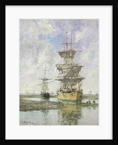 The Large Ship, 1879 by Eugene Louis Boudin