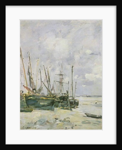 Boats, 1888-95 by Eugene Louis Boudin