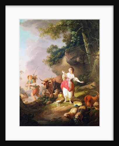 The Broken Eggs by Jean-Baptiste Huet