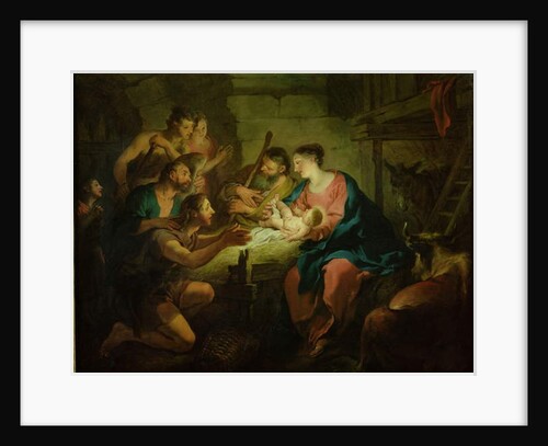 The Adoration of the Shepherds, 1725 by Jean Francois de Troy
