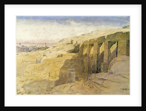 Derr, Egypt, 1867 by Edward Lear