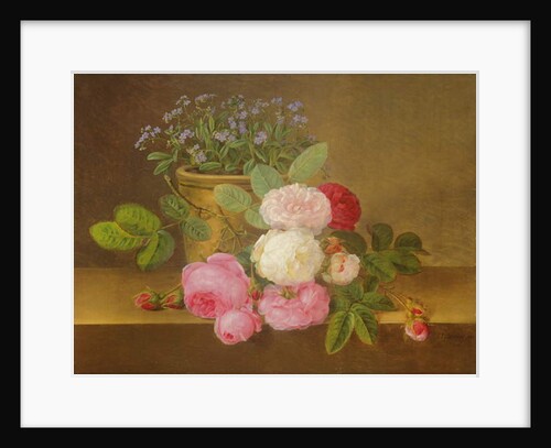 Still Life of Flowers by Johan Laurents Jensen