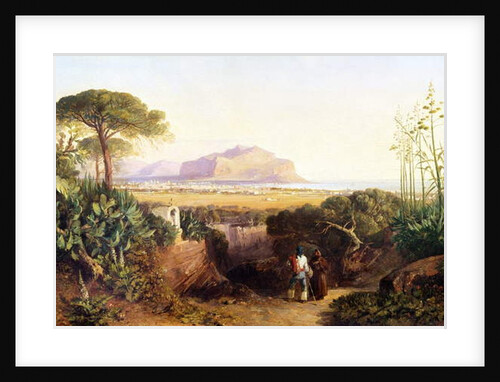 Palermo, Sicily, 1847 by Edward Lear