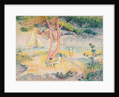 The Beach at St. Clair, 1901 by Henri-Edmond Cross