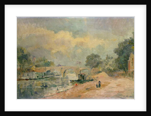 The Pont Marie by Albert-Charles Lebourg