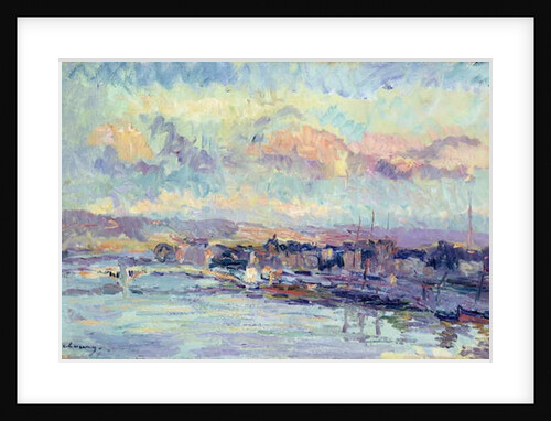 View of Paris by Albert-Charles Lebourg