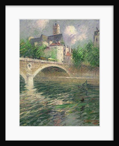 The Church of St. Gervais, 1920 by Gustave Loiseau