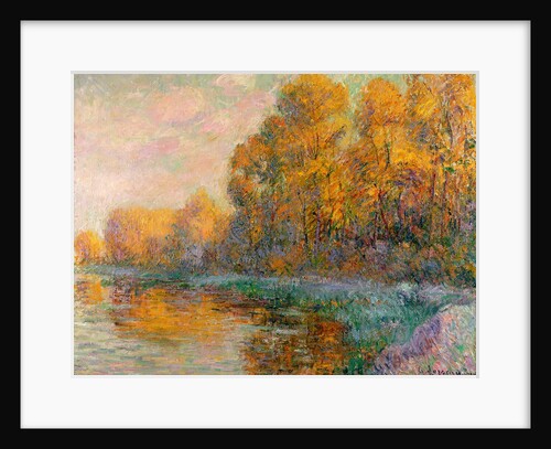 A River in Autumn, 1909 by Gustave Loiseau