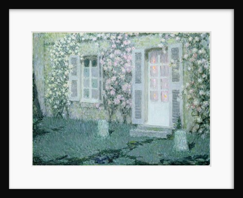 The House with Roses, 1936 by Henri Eugene Augustin Le Sidaner