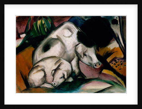 Pigs, c.1912 by Franz Marc