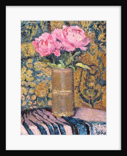 Peonies by Henri Jean Guillaume Martin