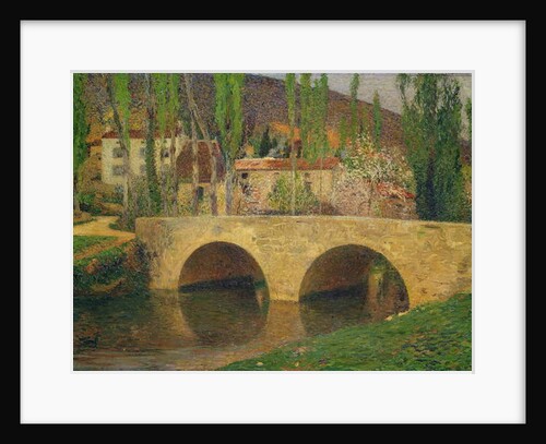 Hamlet by the Bridge by Henri Jean Guillaume Martin