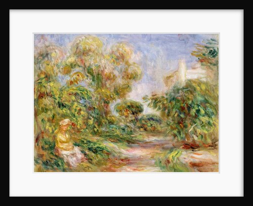 Woman in a Landscape, c.1918 by Pierre Auguste Renoir