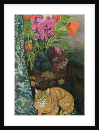 Bouquet and a Cat, 1919 by Marie Clementine Valadon
