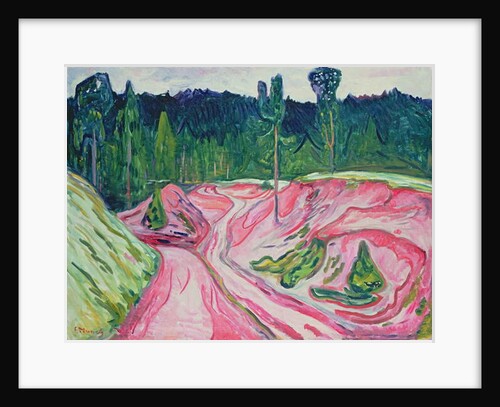 Forest in Thuringia, c.1904 by Edvard Munch
