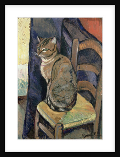 Study of a Cat, 1918 by Marie Clementine (1865-1938) Valadon