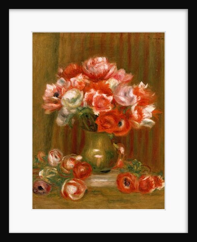 Anemones, 1909 by Pierre Auguste Renoir