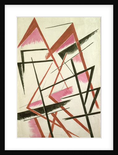 Linear Construction, c.1921 by Lyubov Sergeevna Popova