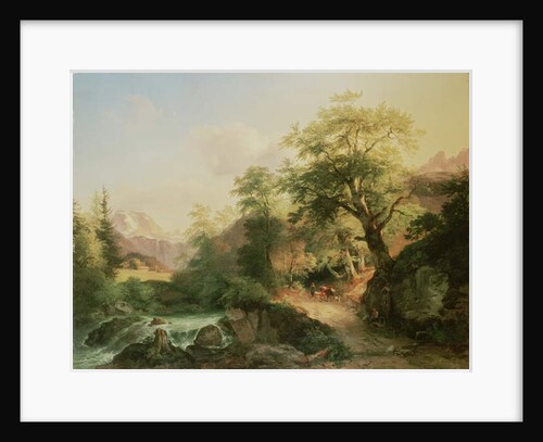 Forest near Vienna, 1852 by Joseph Hoger