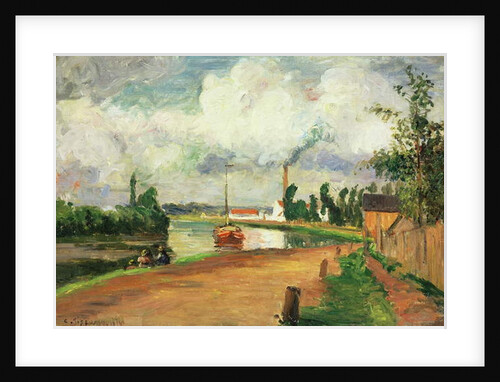 Fishermen on the Banks of the Oise, 1876 by Camille Pissarro