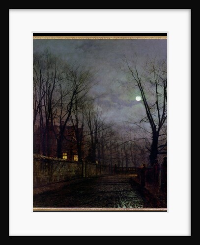 Moonlit Street Scene, 1882 by John Atkinson Grimshaw