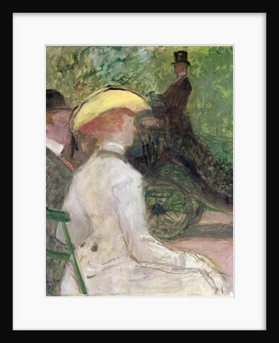 In the Bois de Boulogne, 1901 by Henri de Toulouse-Lautrec