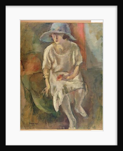Woman in a Hat, c.1920 by Jules Pascin