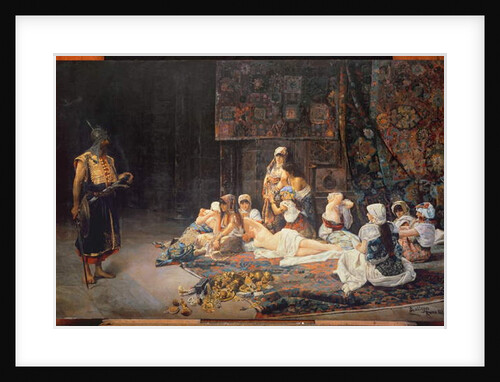 In the Harem, 1884 by Jose Gallegos Arnosa