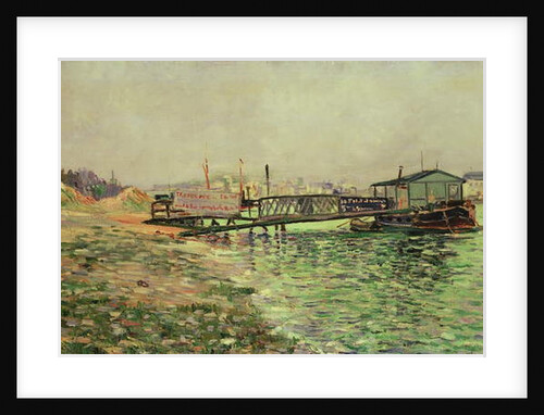 The Seine at Quai St. Bernard, c.1886 by Paul Signac
