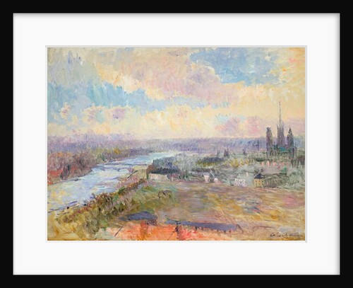 The Seine at Rouen by Albert-Charles Lebourg