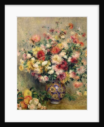 Dahlias by Pierre Auguste Renoir